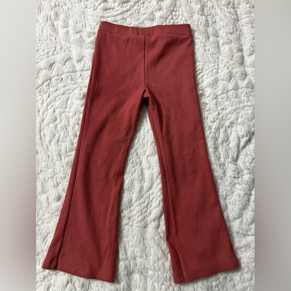 Toddler flare ribbed leggings